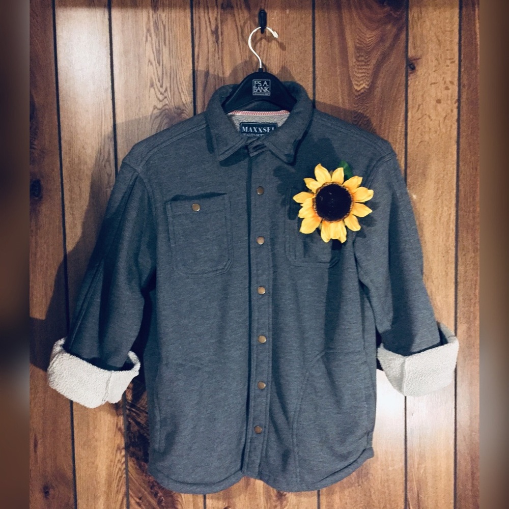 💕 Sherpa Bonded Waffle Shirt Jacket 😎😊